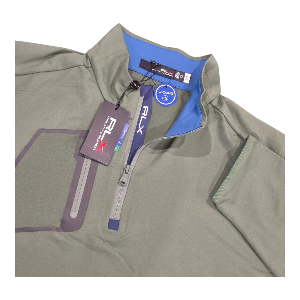 NEW! RLX Ralph Lauren Golf 1/4 Quarter Zip Pullover Performance Wicking Mens XXL